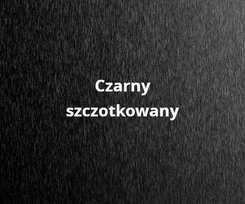 Czarny szczotkowany