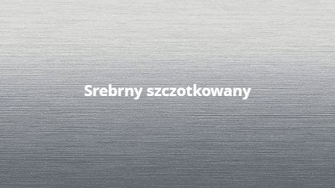Srebrny szczotkowany